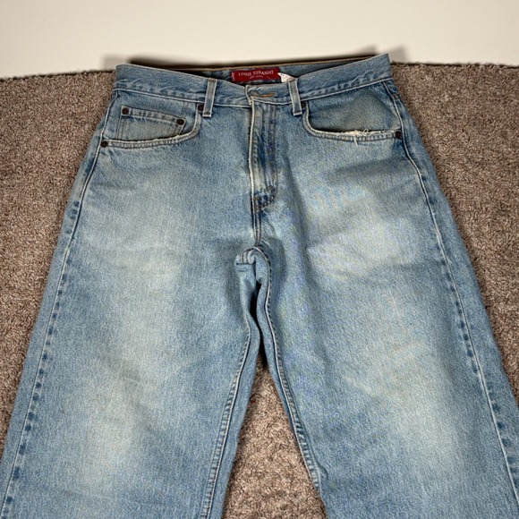 Vintage Levi's 569 Loose Straight Jeans Mens Size 32x31 90s Distressed Y2K - Picture 2 of 13